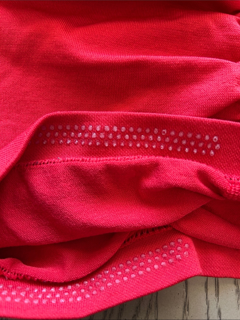 Athleta Racerback Ruched Tank Tops - Red & Gray L - Picture 11 of 11